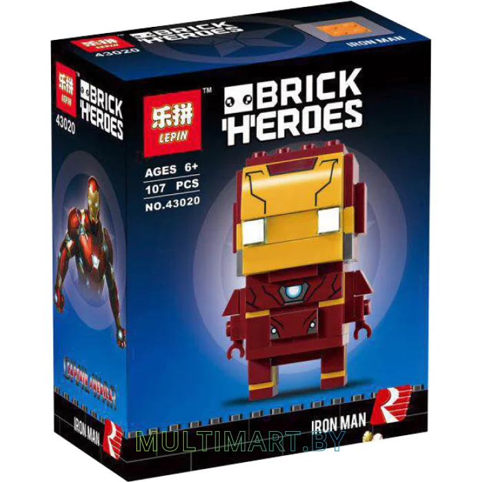 Конструктор Lepin 43020 Железный Человек (107 деталей)